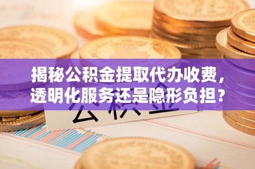 郊区揭秘公积金提取代办收费，透明化服务还是隐形负担？