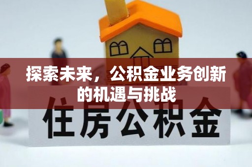 郊区探索未来，公积金业务创新的机遇与挑战