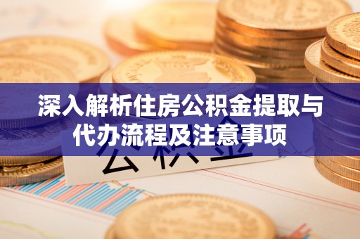 郊区深入解析住房公积金提取与代办流程及注意事项
