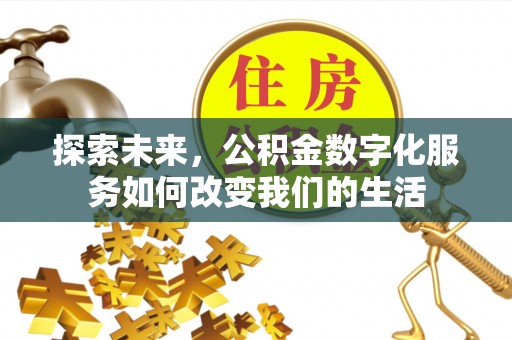 郊区探索未来，公积金数字化服务如何改变我们的生活