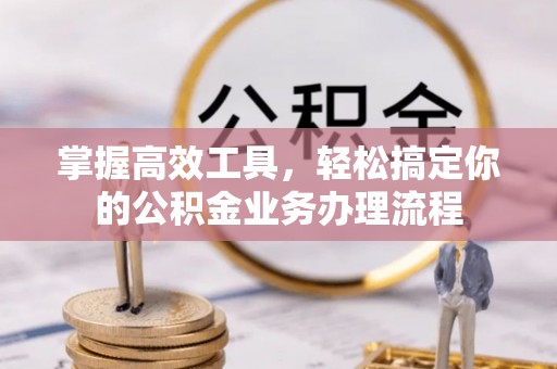 郊区掌握高效工具，轻松搞定你的公积金业务办理流程