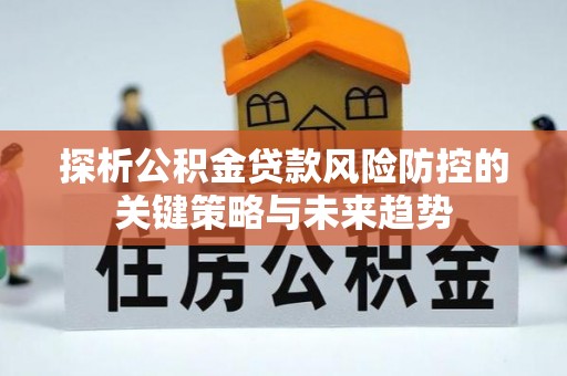 郊区探析公积金贷款风险防控的关键策略与未来趋势