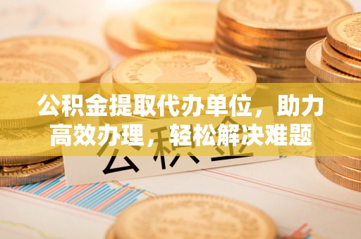 郊区公积金提取代办单位，助力高效办理，轻松解决难题