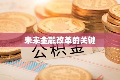 郊区未来金融改革的关键