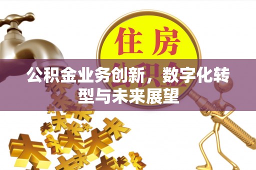郊区公积金业务创新，数字化转型与未来展望