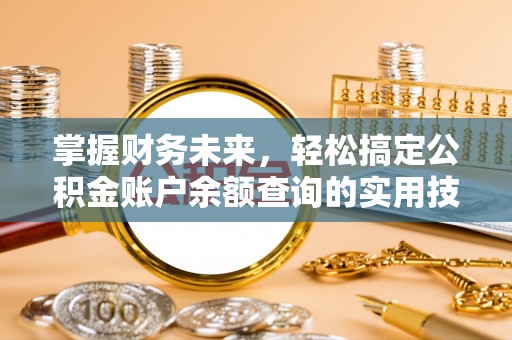 郊区掌握财务未来，轻松搞定公积金账户余额查询的实用技巧