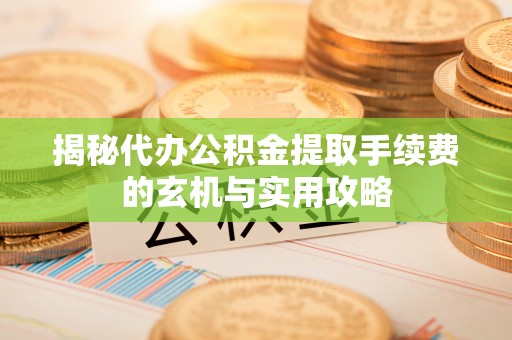 郊区揭秘代办公积金提取手续费的玄机与实用攻略