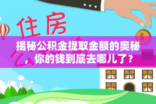 郊区揭秘公积金提取金额的奥秘，你的钱到底去哪儿了？