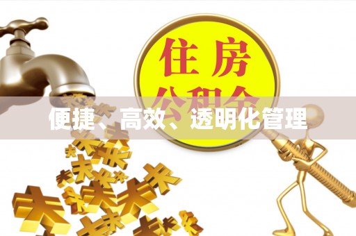 郊区便捷、高效、透明化管理
