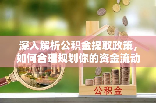 郊区深入解析公积金提取政策，如何合理规划你的资金流动